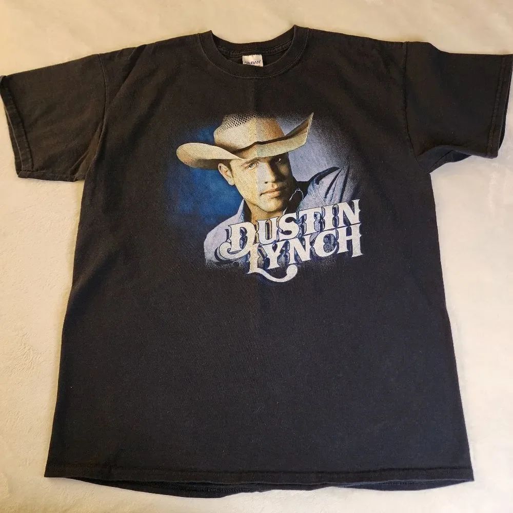 Gildan Dustin Lynch Stay Country Black Tshirt With Graphics Size Large